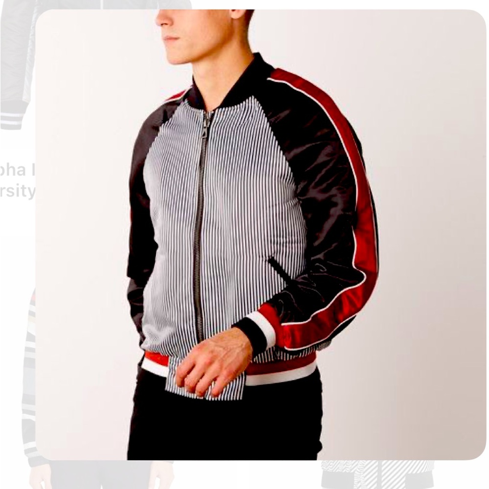 Eleven Paris | Jackets & Coats |
Eleven Paris Striped Bomber jacket